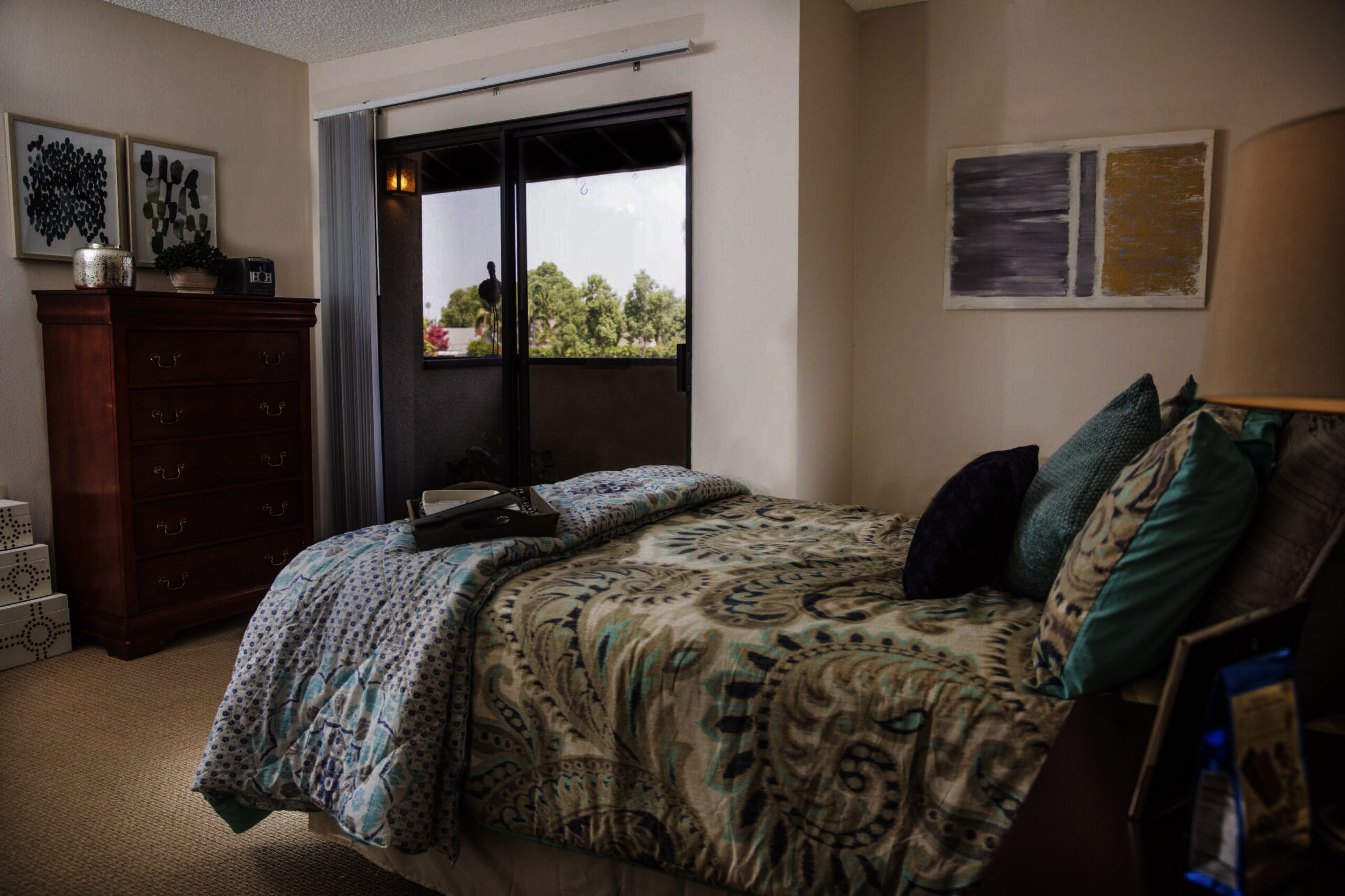 bedroom in facility